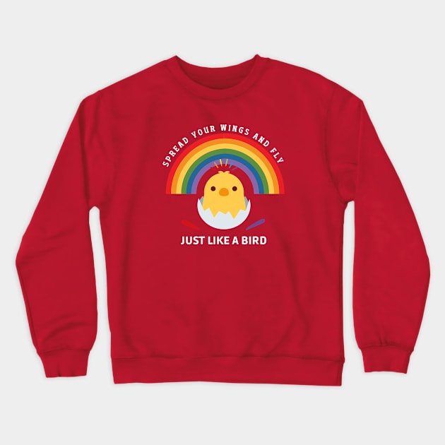 Fly Free! Crewneck Sweatshirt by TheKindbySensei